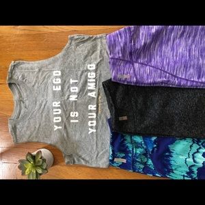 Zella Leggings, Cropped (3 Pair Bundle)